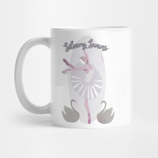 Silvery Swans Mug